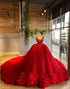Red Princess Ball Gown